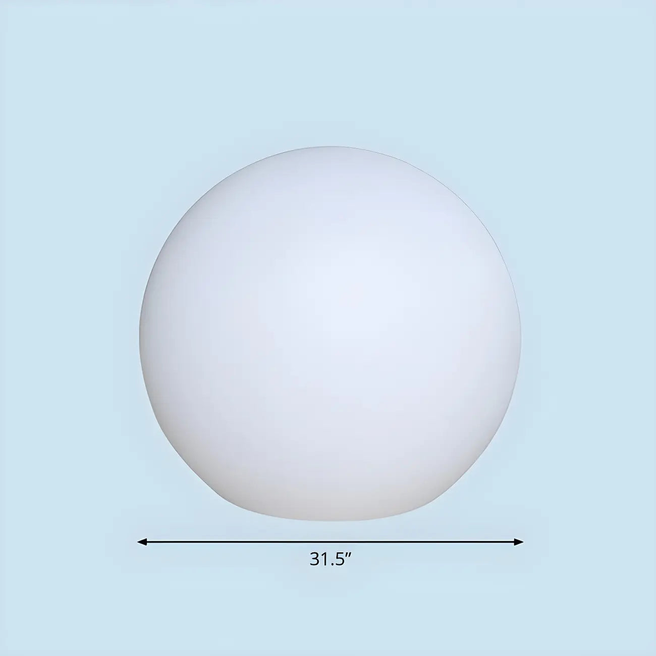 Boule lumineuse solaire LED pour jardin, idéale pour les allées extérieures.