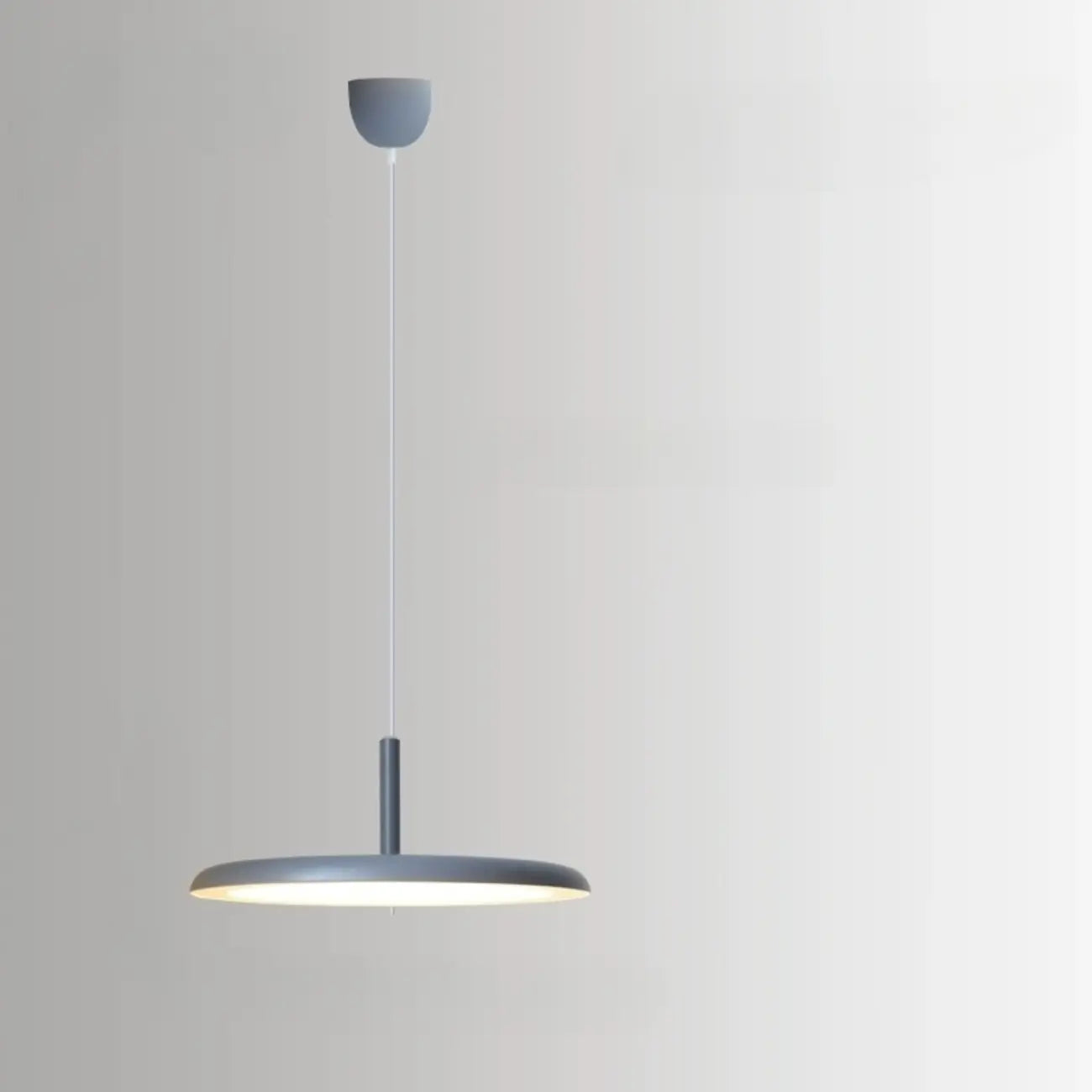 Suspension LED ronde moderne à longueur réglable pour salle à manger