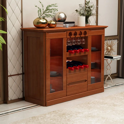 Meuble à vin classique en bois, autoportant, pour salon