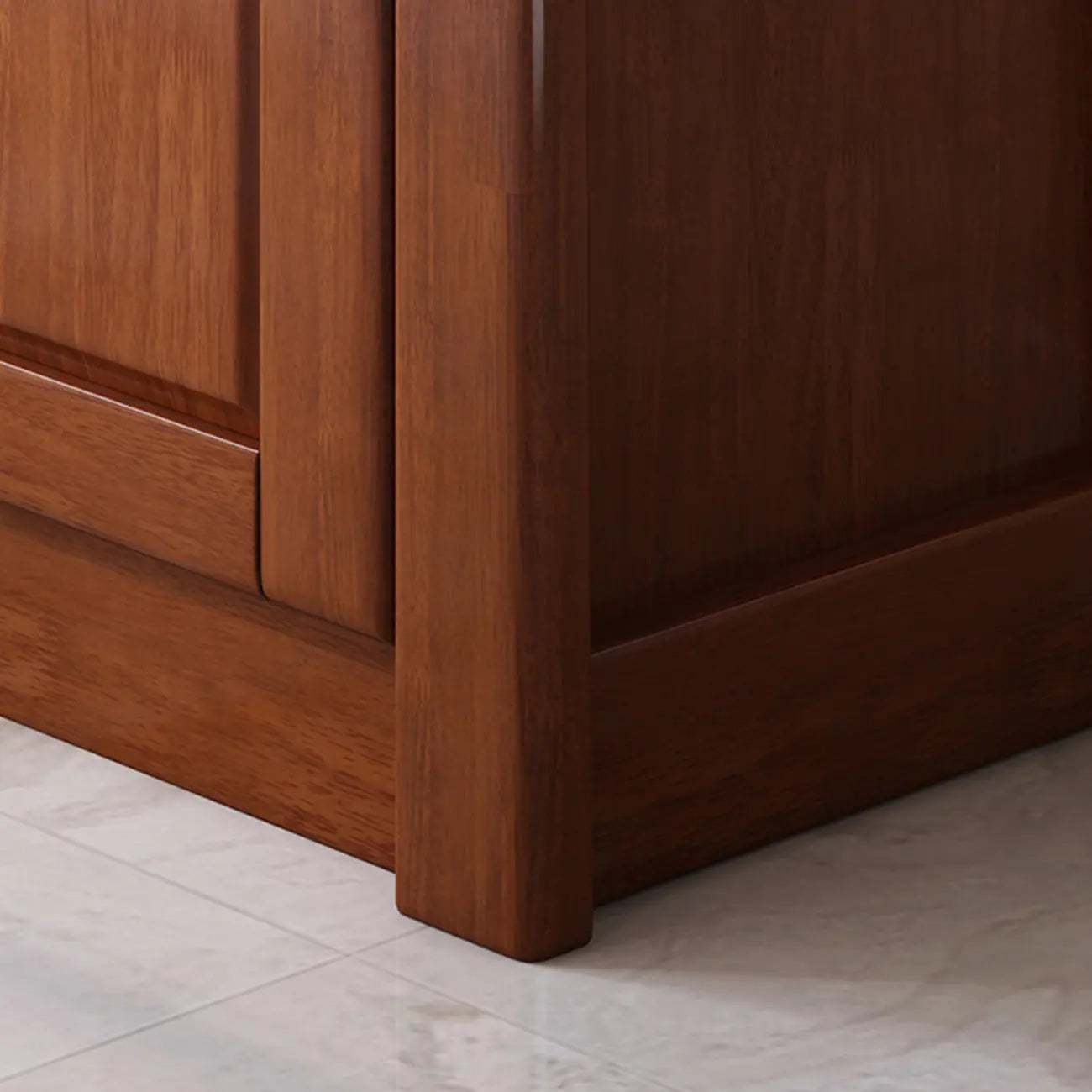 Meuble à vin classique en bois naturel, autoportant, pour salon