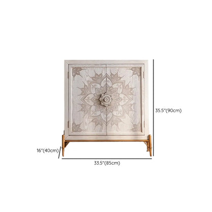 Meuble de rangement rustique en bois, autoportant, pour salon