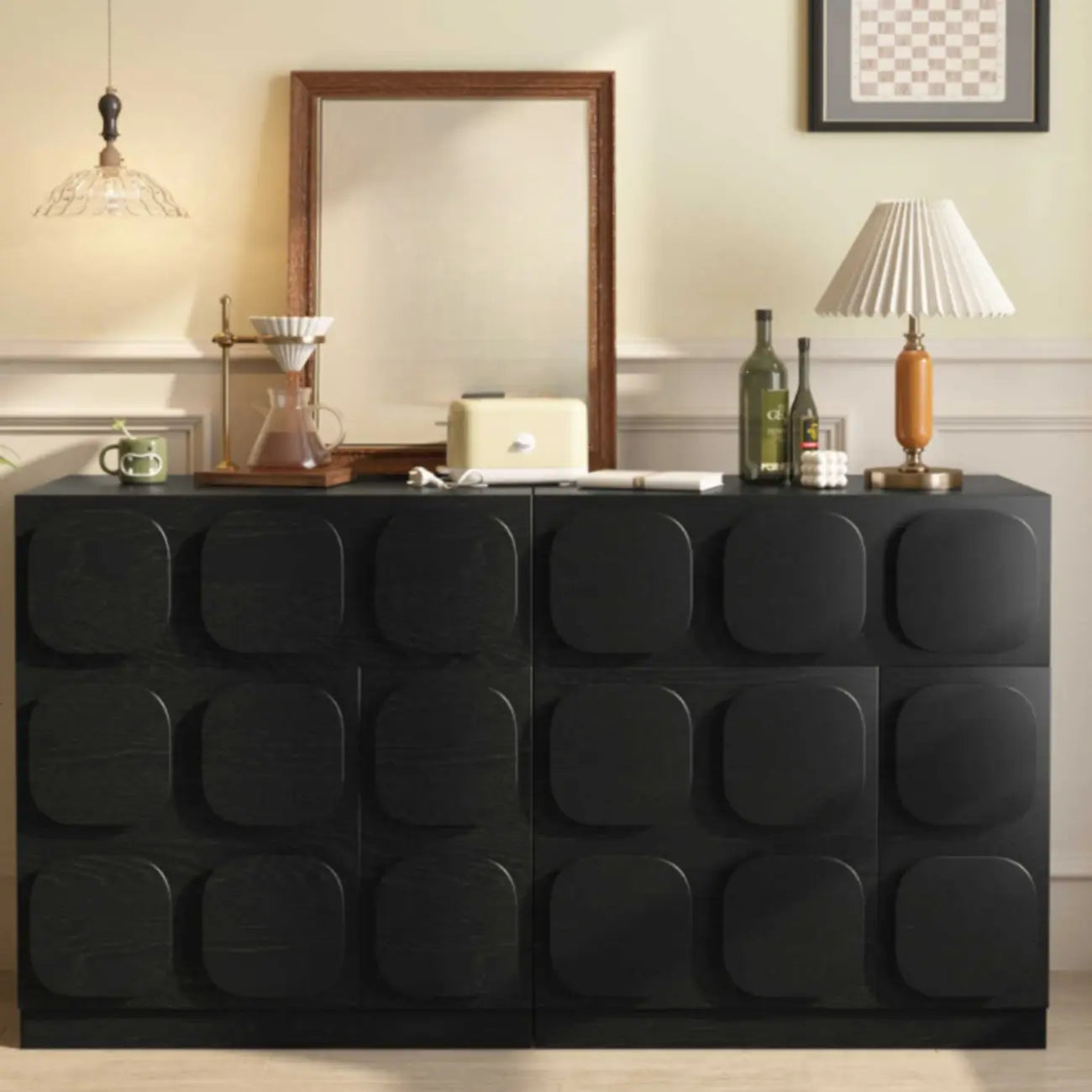 Meuble rectangulaire de décoration intérieure au design unique