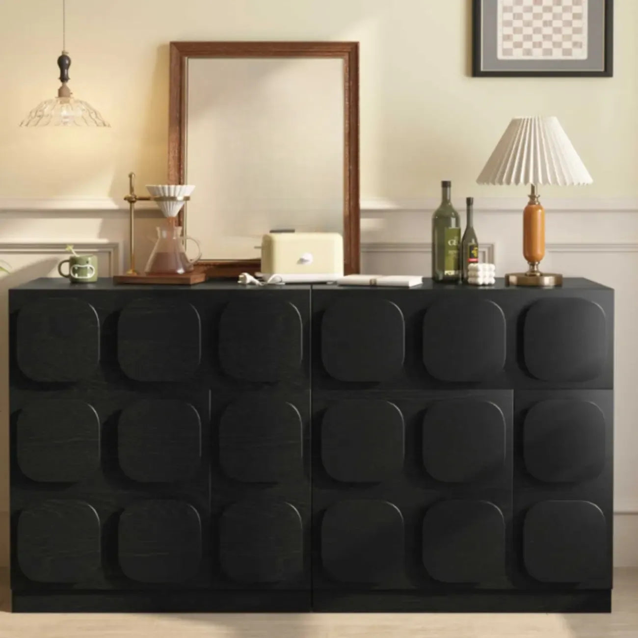 Meuble rectangulaire de décoration intérieure au design unique