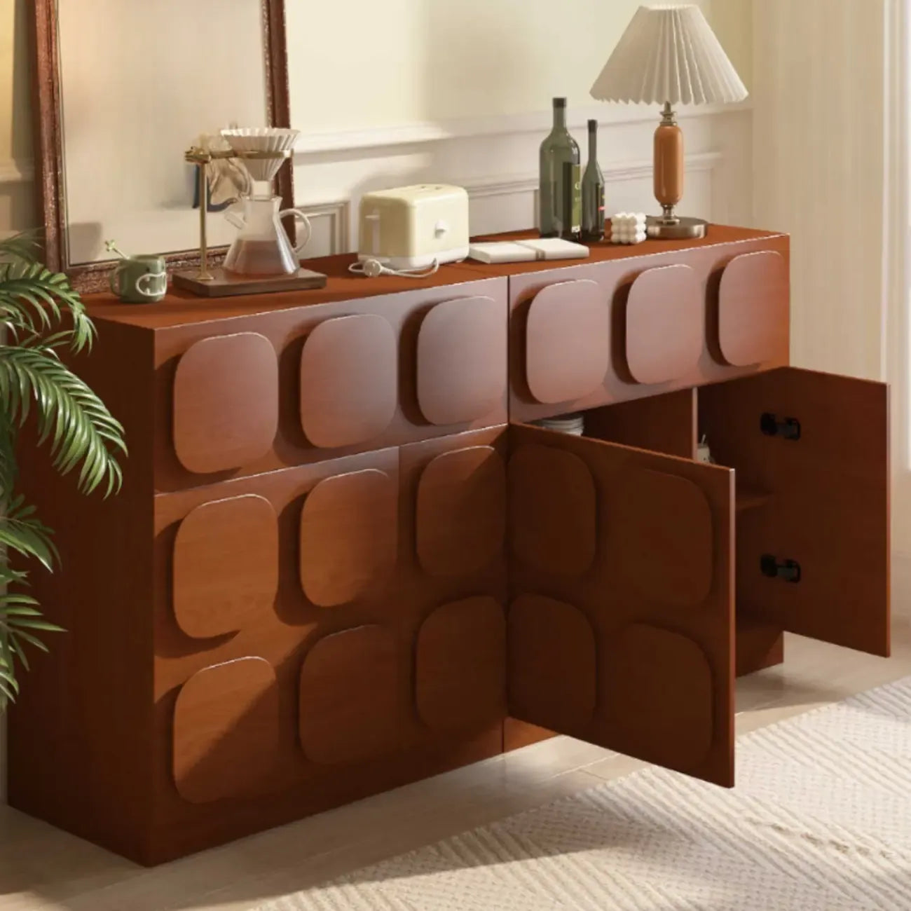 Meuble rectangulaire de décoration intérieure au design unique