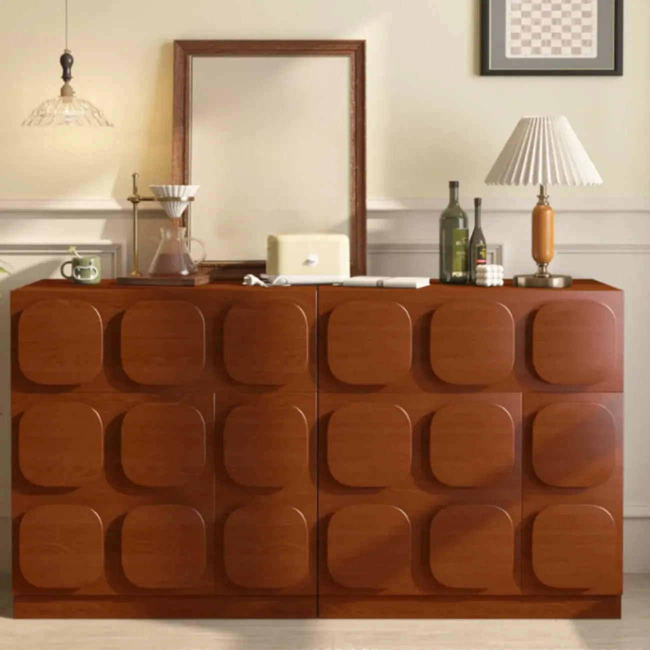 Meuble rectangulaire de décoration intérieure au design unique