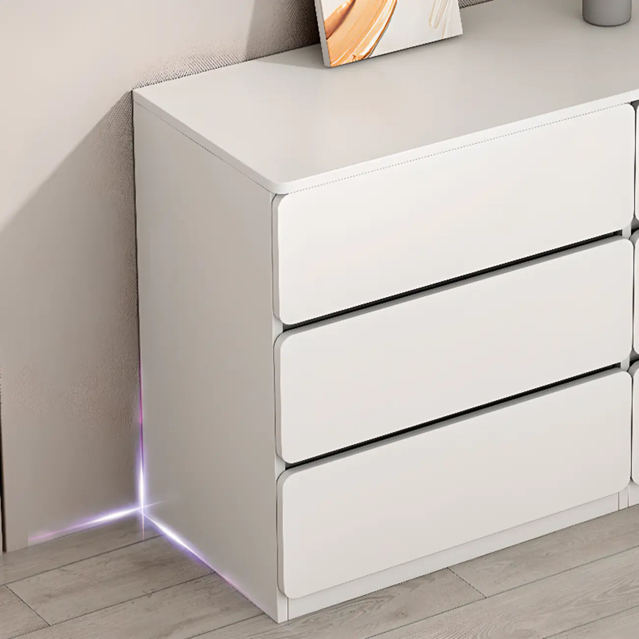 Commodes d'appoint rectangulaires artistiques avec design autoportant