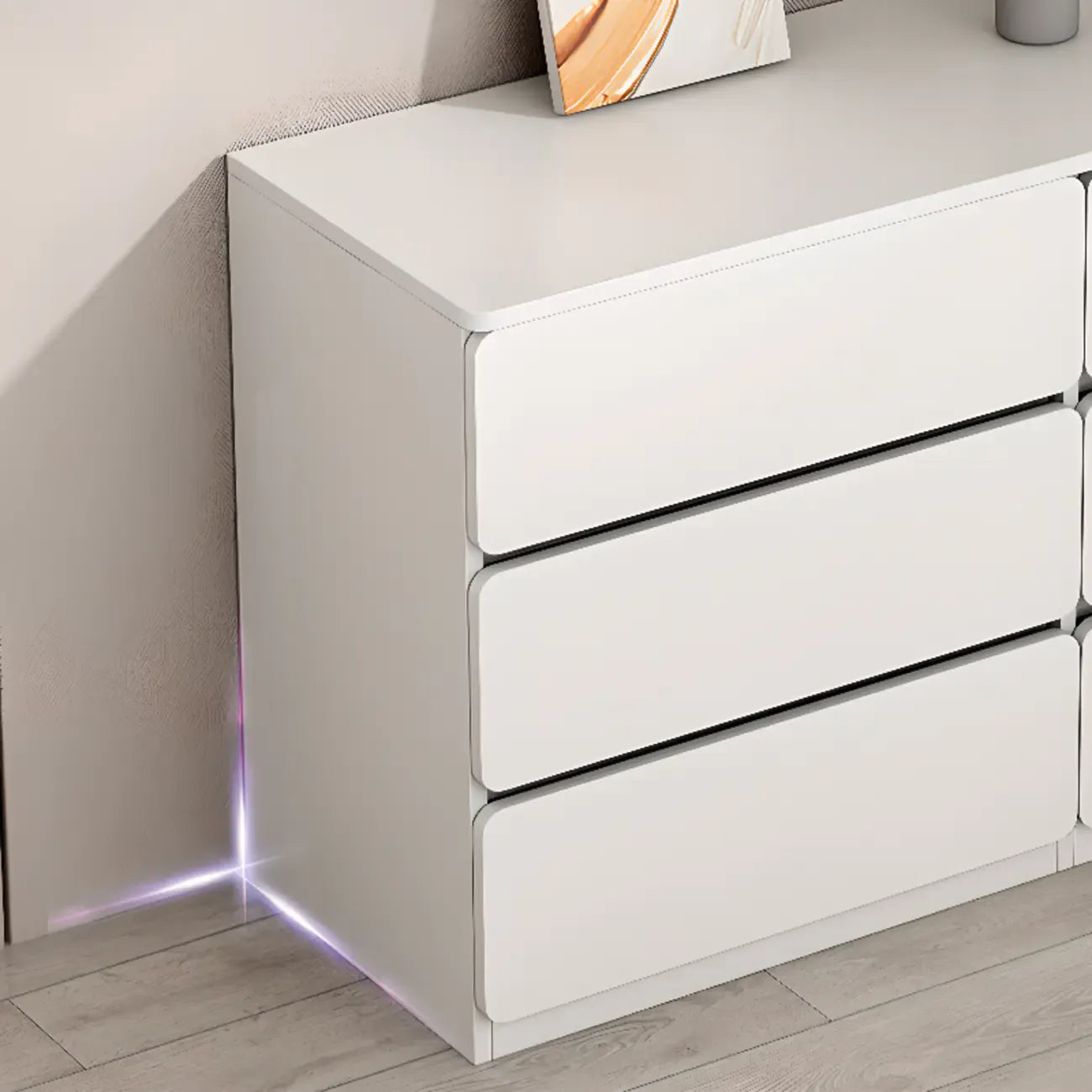 Commodes d'appoint rectangulaires artistiques avec design autoportant