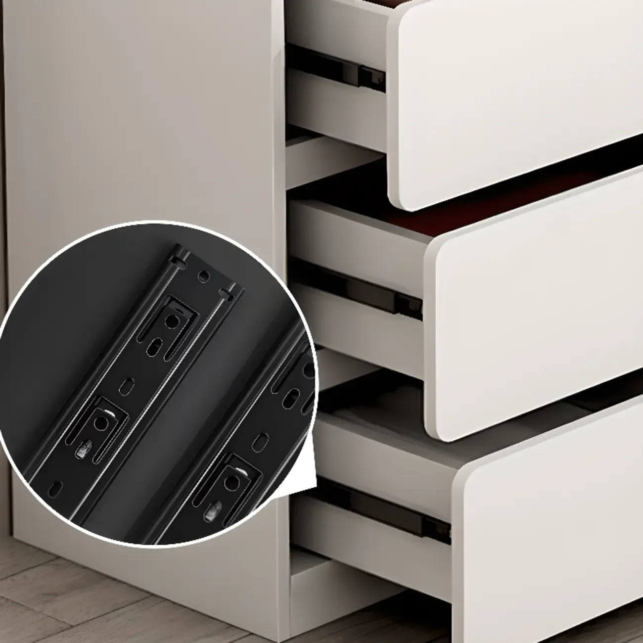 Commodes d'appoint rectangulaires artistiques avec design autoportant