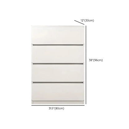 Commodes d'appoint rectangulaires artistiques avec design autoportant