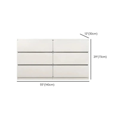 Commodes d'appoint rectangulaires artistiques avec design autoportant