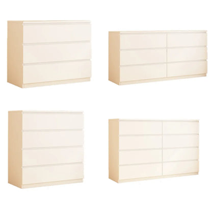 Meuble d'appoint rectangulaire en bois blanc pour la décoration du salon