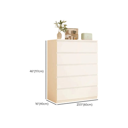 Meuble d'appoint rectangulaire en bois blanc pour la décoration du salon