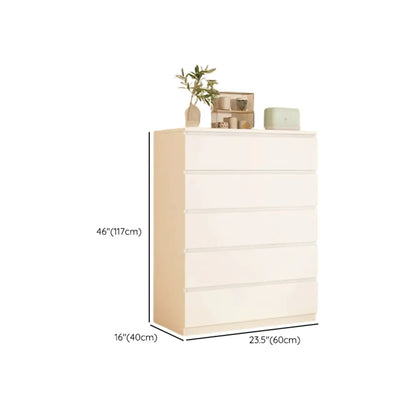 Meuble d'appoint rectangulaire en bois blanc pour la décoration du salon