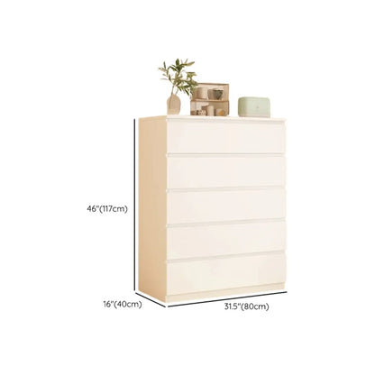 Meuble d'appoint rectangulaire en bois blanc pour la décoration du salon