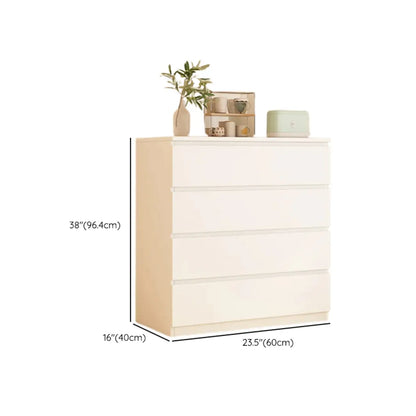 Meuble d'appoint rectangulaire en bois blanc pour la décoration du salon