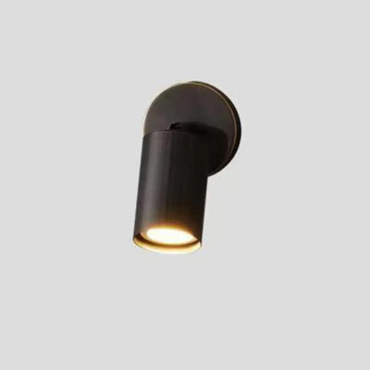 Applique murale moderne en métal pour salle de bain avec abat-jour en cuivre