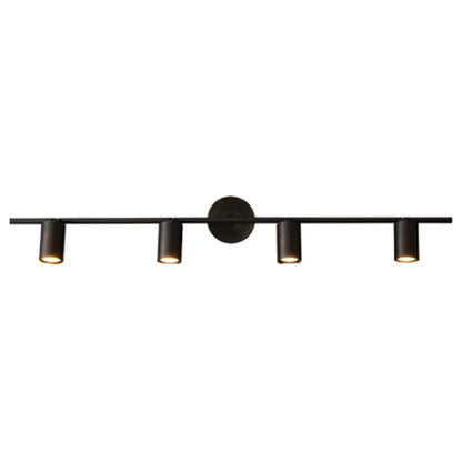 Applique murale moderne en métal pour salle de bain avec abat-jour en cuivre