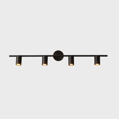 Applique murale moderne en métal pour salle de bain avec abat-jour en cuivre