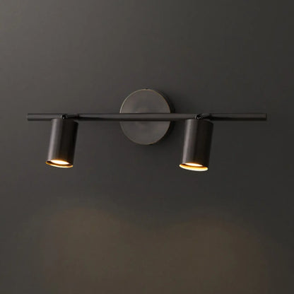 Applique murale moderne en métal pour salle de bain avec abat-jour en cuivre