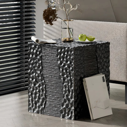 Table d'appoint carrée blanche moderne pour la décoration du salon