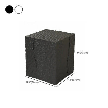 Table d'appoint carrée blanche moderne pour la décoration du salon