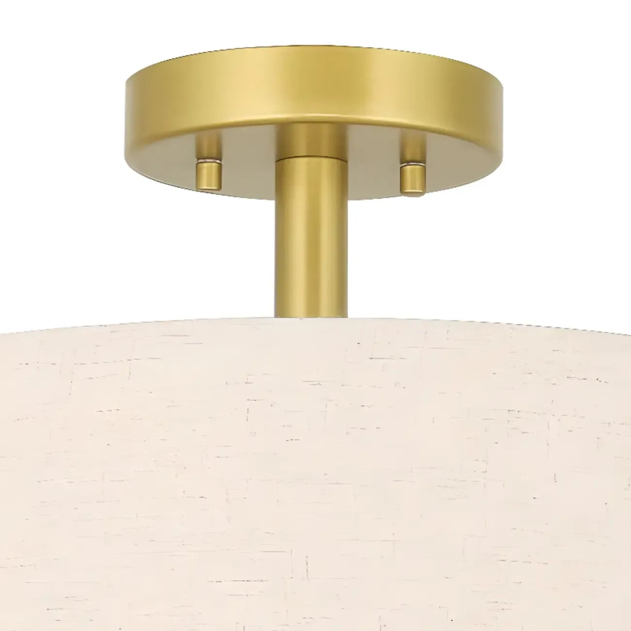 Plafonnier cylindrique à deux niveaux en tissu pour salon moderne