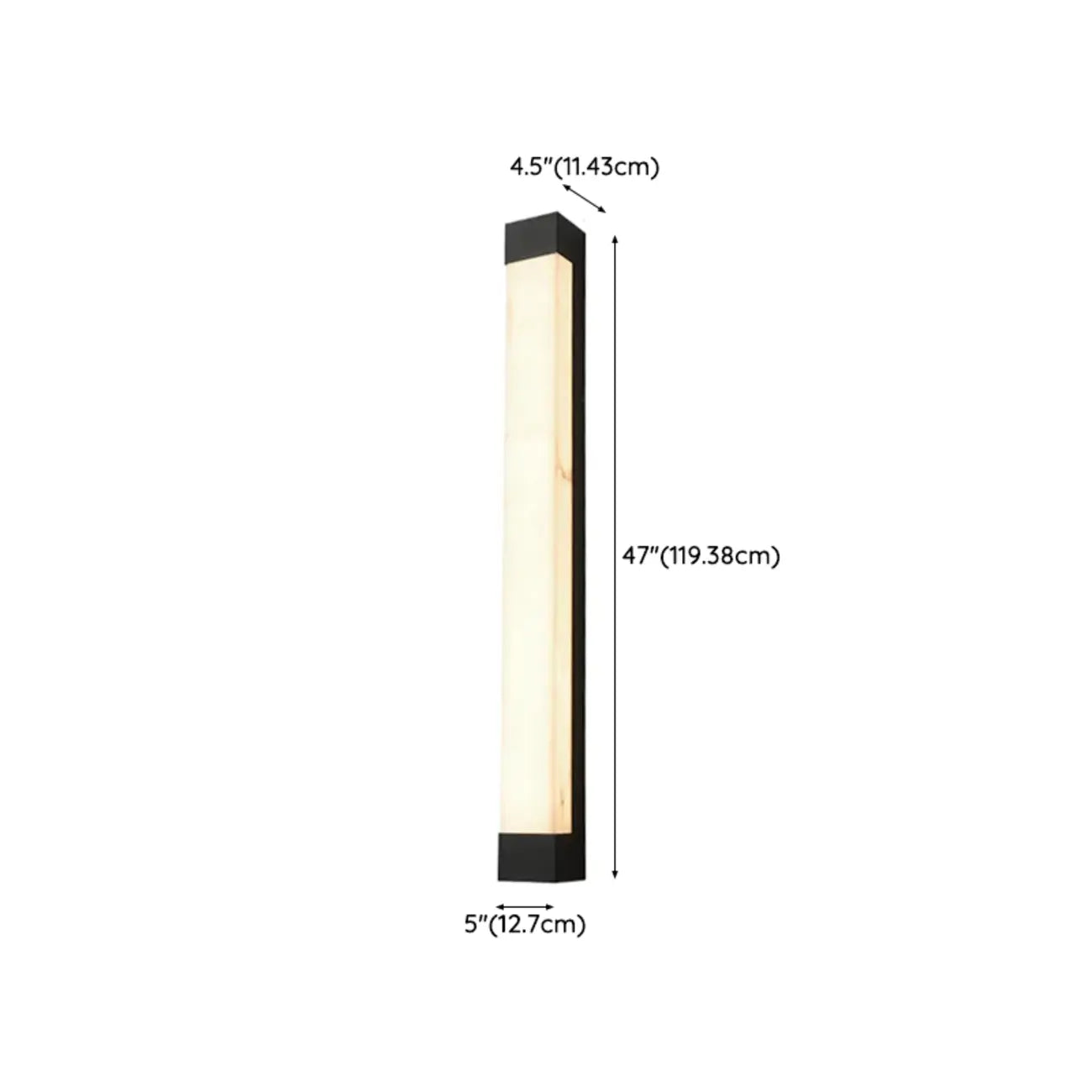 Applique murale extérieure en acier noir avec abat-jour en polymère