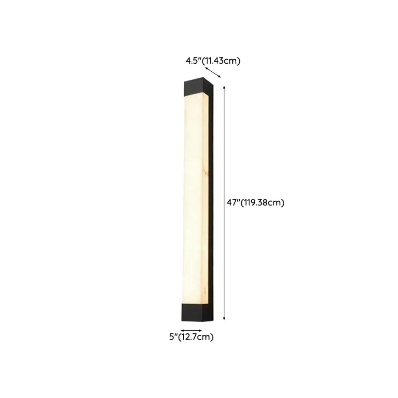 Applique murale extérieure en acier noir avec abat-jour en polymère