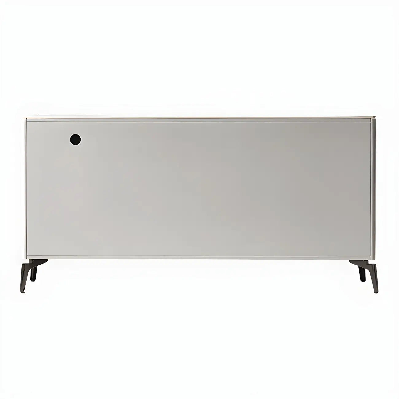 Buffet moderne avec comptoir en pierre et placards