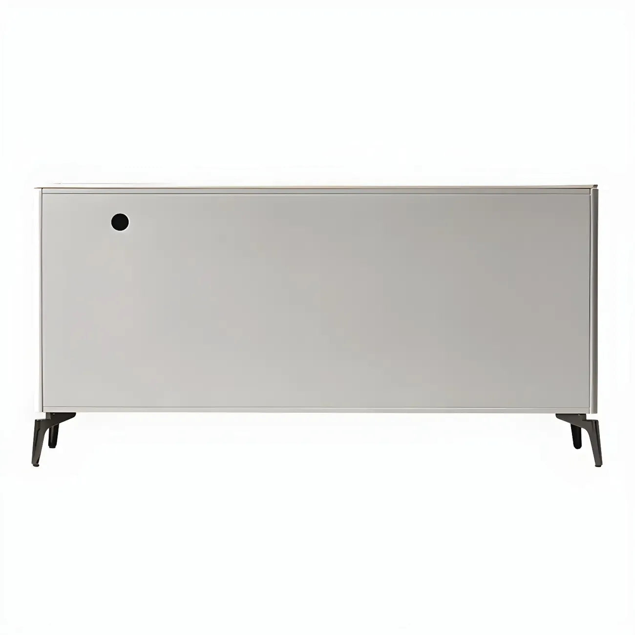 Buffet moderne avec comptoir en pierre et placards