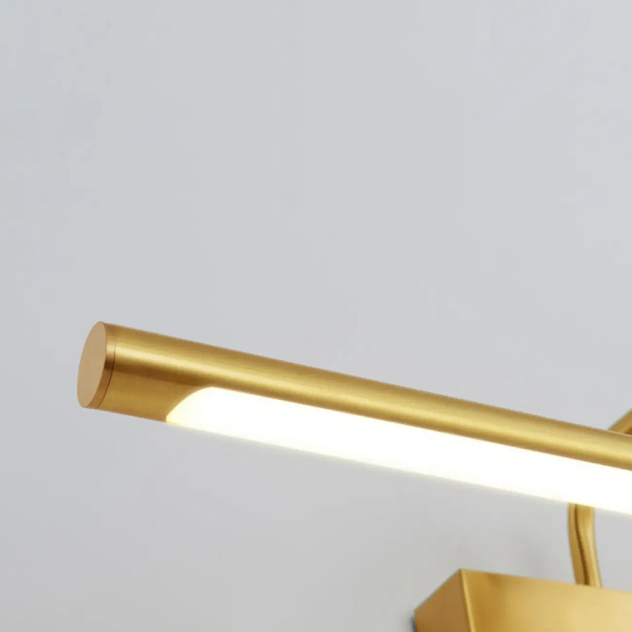 Applique murale LED en métal doré en forme de bois de cerf pour salle de bain