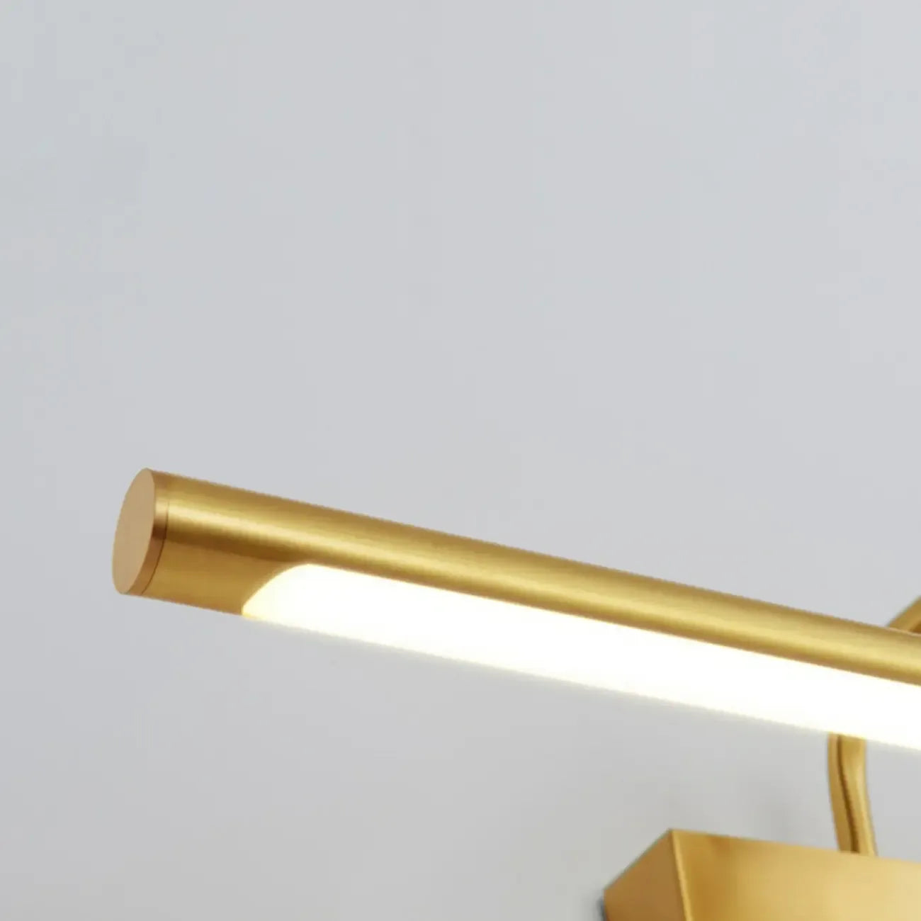 Applique murale LED en métal doré en forme de bois de cerf pour salle de bain