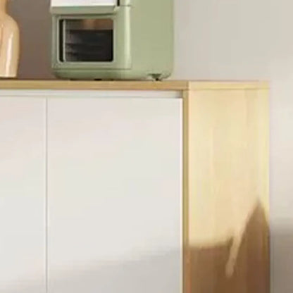 Buffet moderne en bois blanc à 3 tiroirs