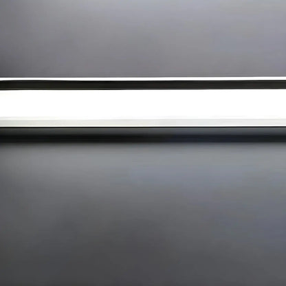 Lampe de coiffeuse linéaire noire à LED de style nordique avec abat-jour en acrylique
