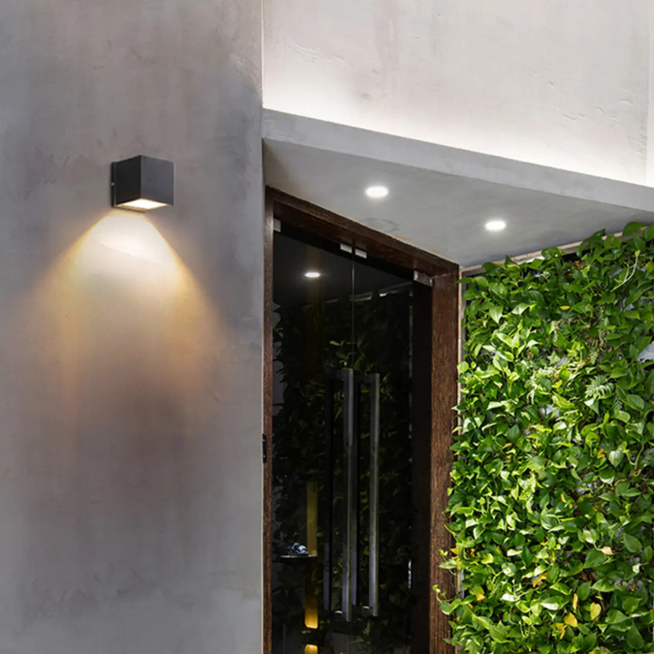 Applique murale LED moderne, luminaire minimaliste en métal pour couloir