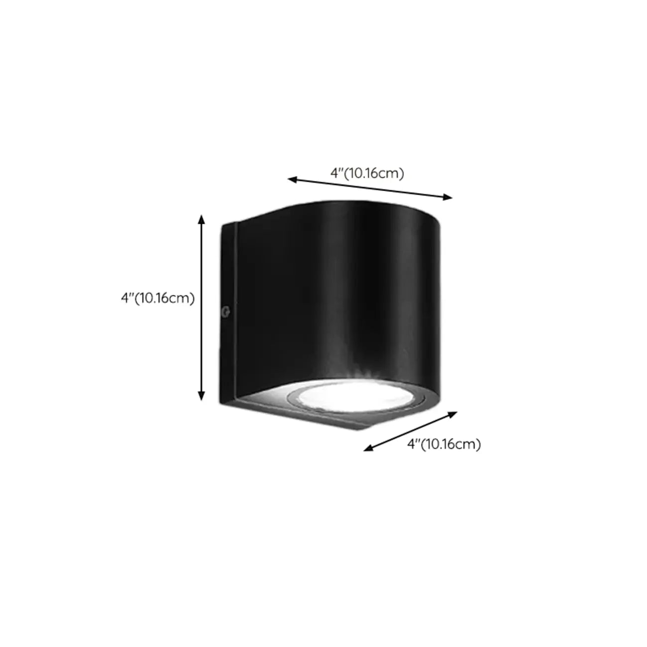 Applique murale LED moderne, luminaire minimaliste en métal pour couloir
