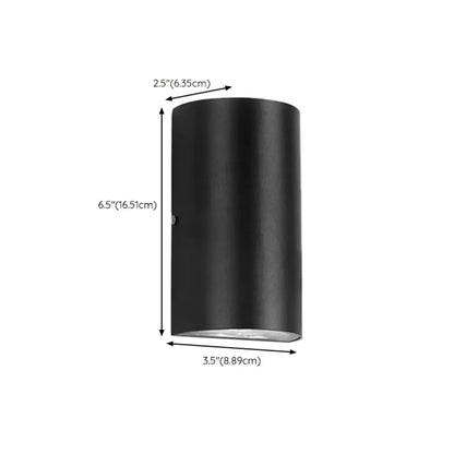 Applique murale LED moderne, luminaire minimaliste en métal pour couloir