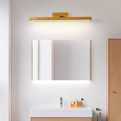 Luminaire de salle de bain moderne à LED à intensité variable pour la décoration de salle de bain