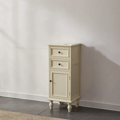 Meuble d'appoint rectangulaire moderne avec étagère extérieure