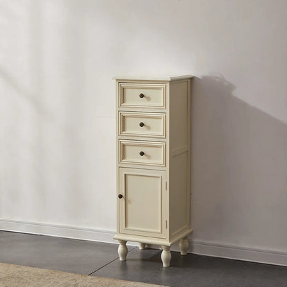 Meuble d'appoint rectangulaire moderne avec étagère extérieure