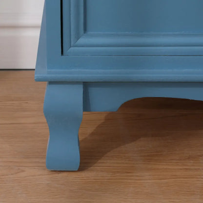 Meuble d'appoint rustique en bois brun pour le rangement du salon