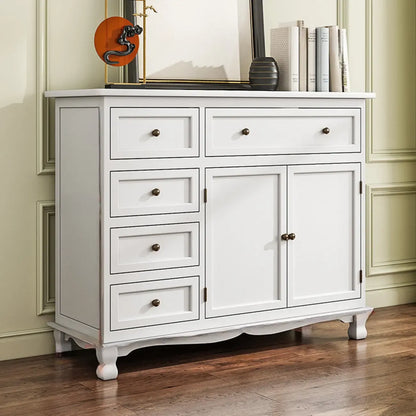 Meuble d'appoint rustique en bois brun pour le rangement du salon