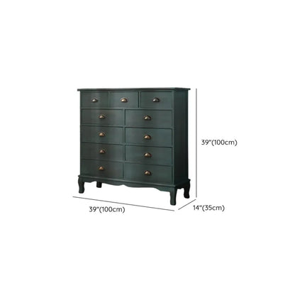 Meuble rustique marron à plusieurs tiroirs en bois pour salon