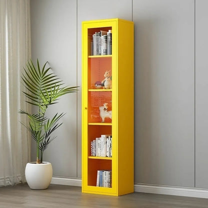 Vitrines modernes en acier coloré pour toilettes