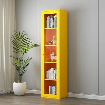 Vitrines modernes en acier coloré pour toilettes