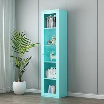 Vitrines modernes en acier coloré pour toilettes