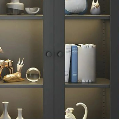 Vitrines modernes en acier coloré pour toilettes