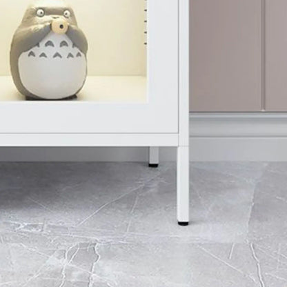 Vitrines modernes en acier coloré pour toilettes