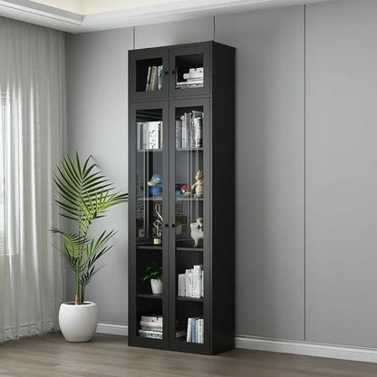 Vitrines modernes en acier coloré pour toilettes