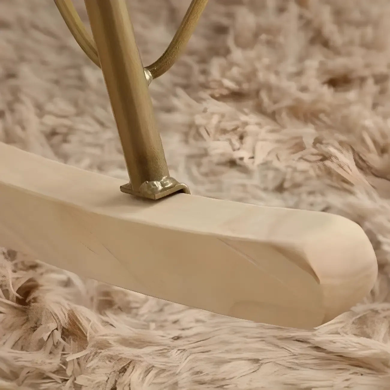 Fauteuil à bascule moderne rembourré avec repose-pieds en option